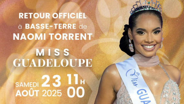Retour officiel de Miss Guadeloupe à Basse-Terre ! 